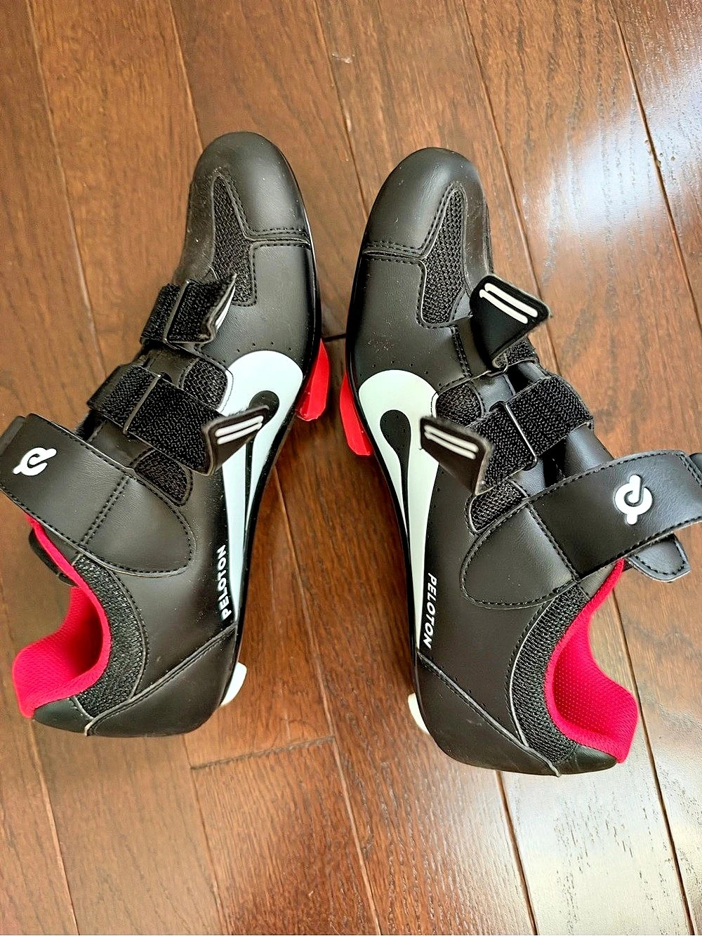 Peloton Cycling Shoes EU 44 Black & Red Like New
